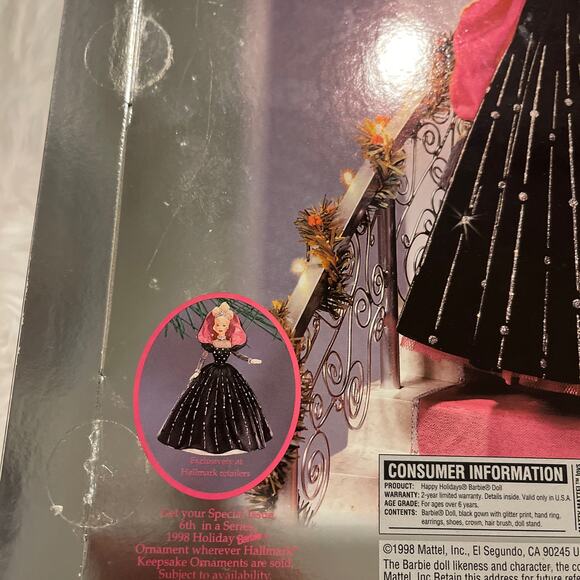 Holidays Christmas Special Edition 1998 Barbie Doll - Picture 3 of 7